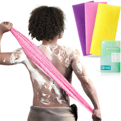 RIUOTA toalla exfoliante de ducha en nylon para exfoliar todo el cuerpo con suavidad.
