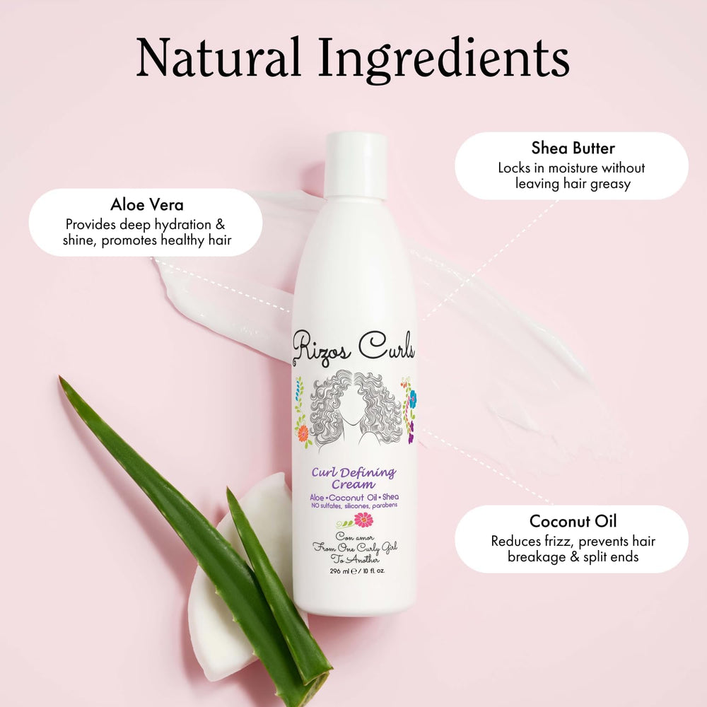 Rizos Curls aceite de coco reduce frizz y aporta brillo natural.