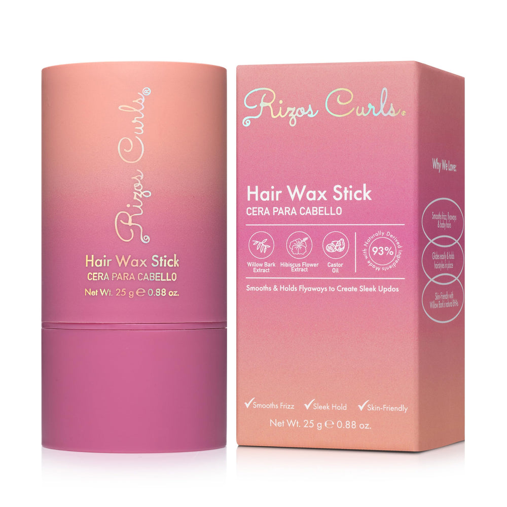 Rizos Curls Barra Cera Cabello: suaviza hilos sueltos para un acabado pulido.