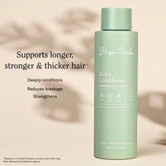 Rizos Curls Biotin Conditioner textura-cremosa facilita el desenredado.
