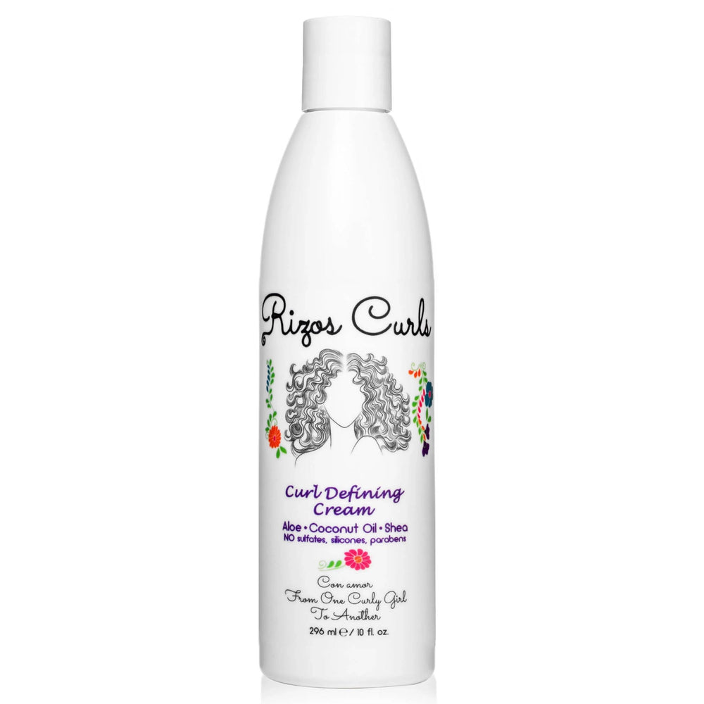 Rizos Curls crema-definidora-curvas, botella, para definir rizos con brillo suave.