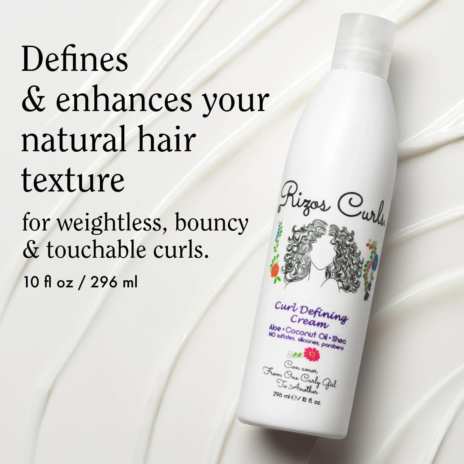 Rizos Curls hidratación con aloe para rizos suaves y brillantes.