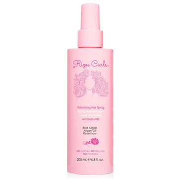 Rizos Curls spray para cabello sin alcohol ofrece volumen y manejo suave.