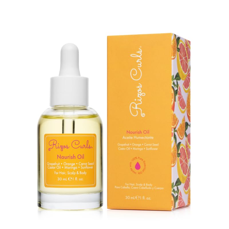 Rizos Curls Aceite Nutritivo: botella para hidratación ligera del cabello