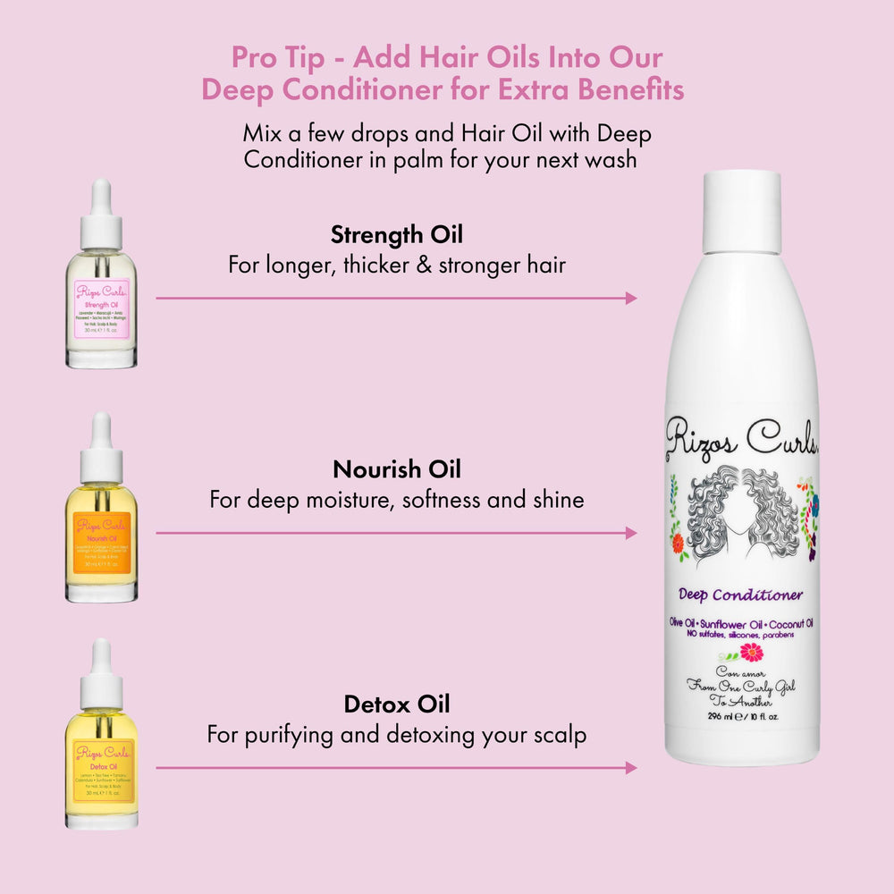 Rizos Curls Aceite Nutritivo: masaje en cuero cabelludo para nutrición suave
