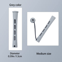 RJMBMUP Perm Rods muestran dimensiones de 3-25 pulgadas para rizos apretados.
