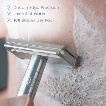 RK Shaving: diseño compatible con AL13 y Ti22, adaptándose a la mayoría de rasuradoras.