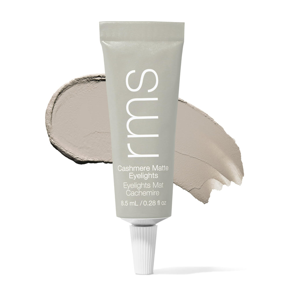 RMS Beauty Cashmere Matte Eyelights compact précis pour un effet satin durable sur les yeux.