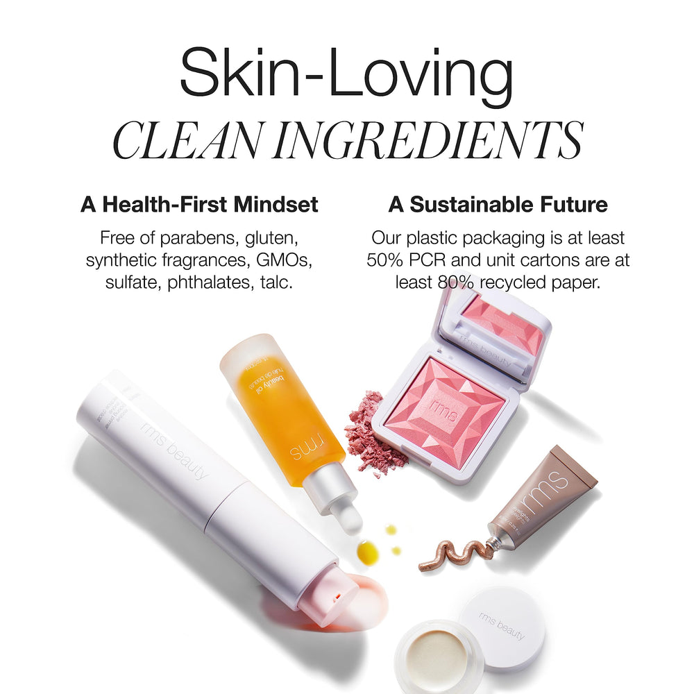 Formule vegan sans parabènes et soin éthique de RMS Beauty.