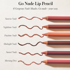 Aperçu des teintes nude Go Nude pour harmoniser avec vos rouges nude.