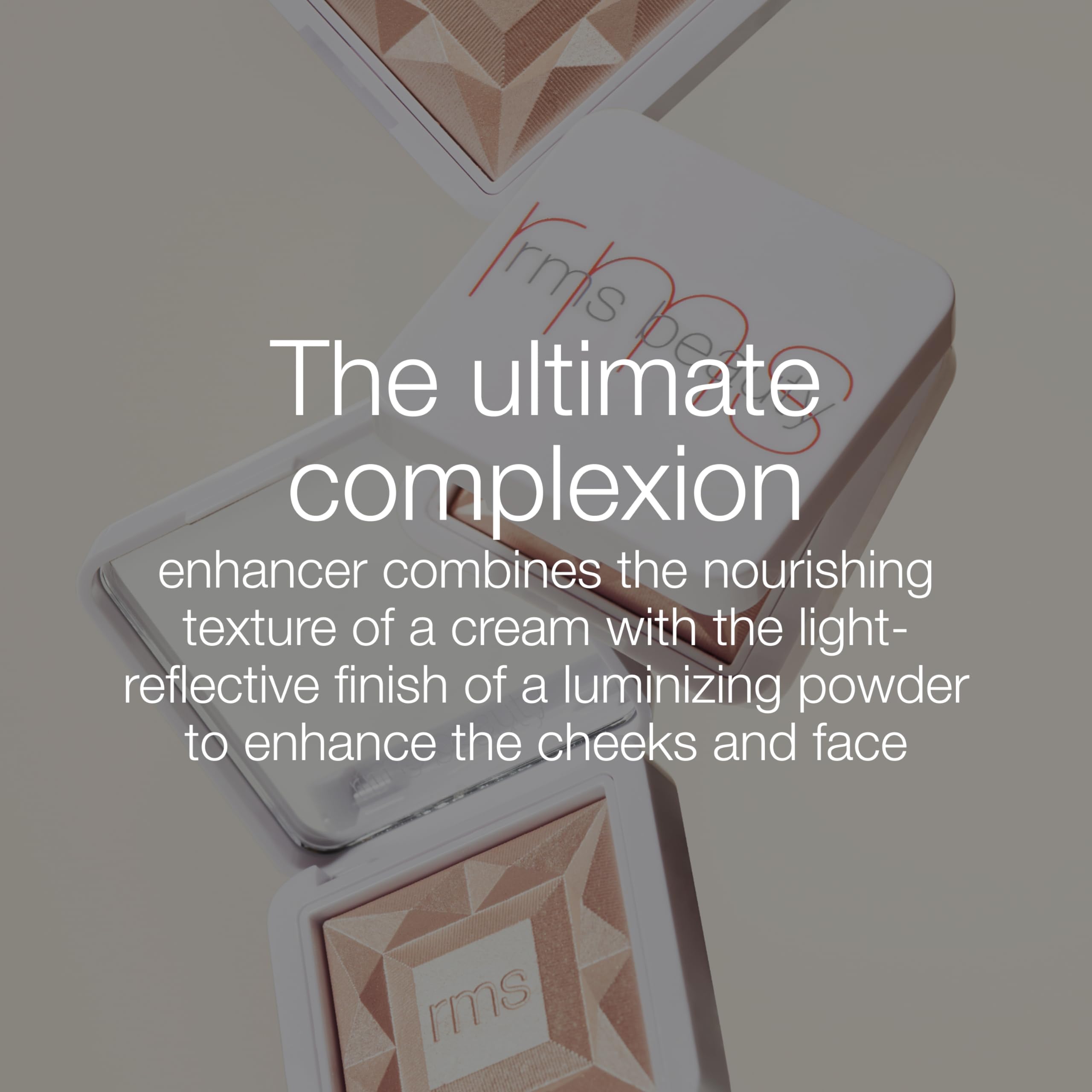 RMS Beauty Hydra Dew Luminizer, mezcla con crema para un brillo general y fresco.