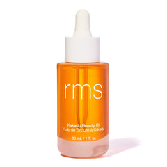 RMS Beauty Kakadu Beauty Oil, botella elegante para hidratación suave.