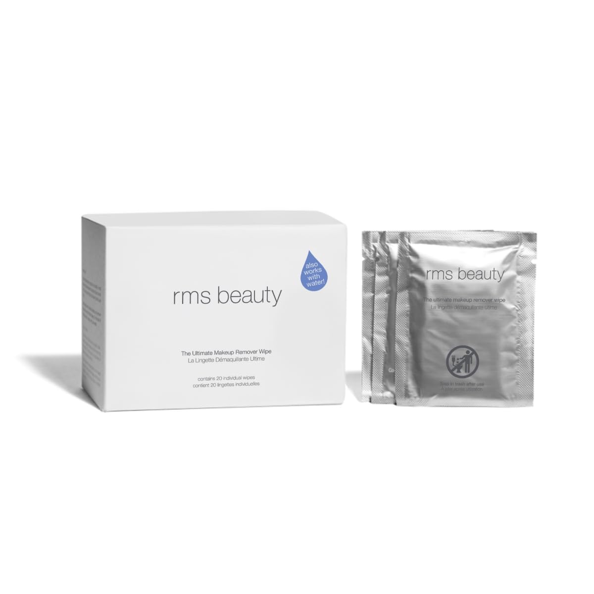 Option écologique: lingettes biodégradables pour une routine plus durable.