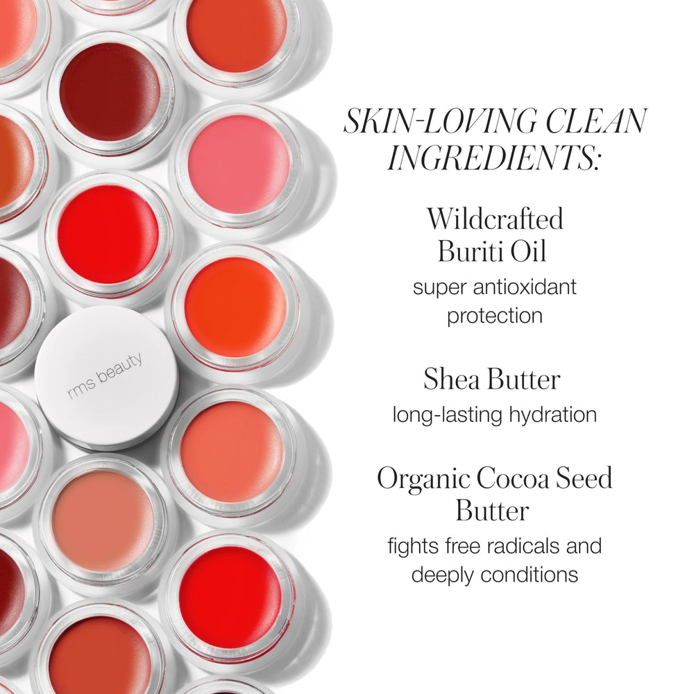 RMS Beauty Lip2Cheek textura suave y suave para piel sensible.