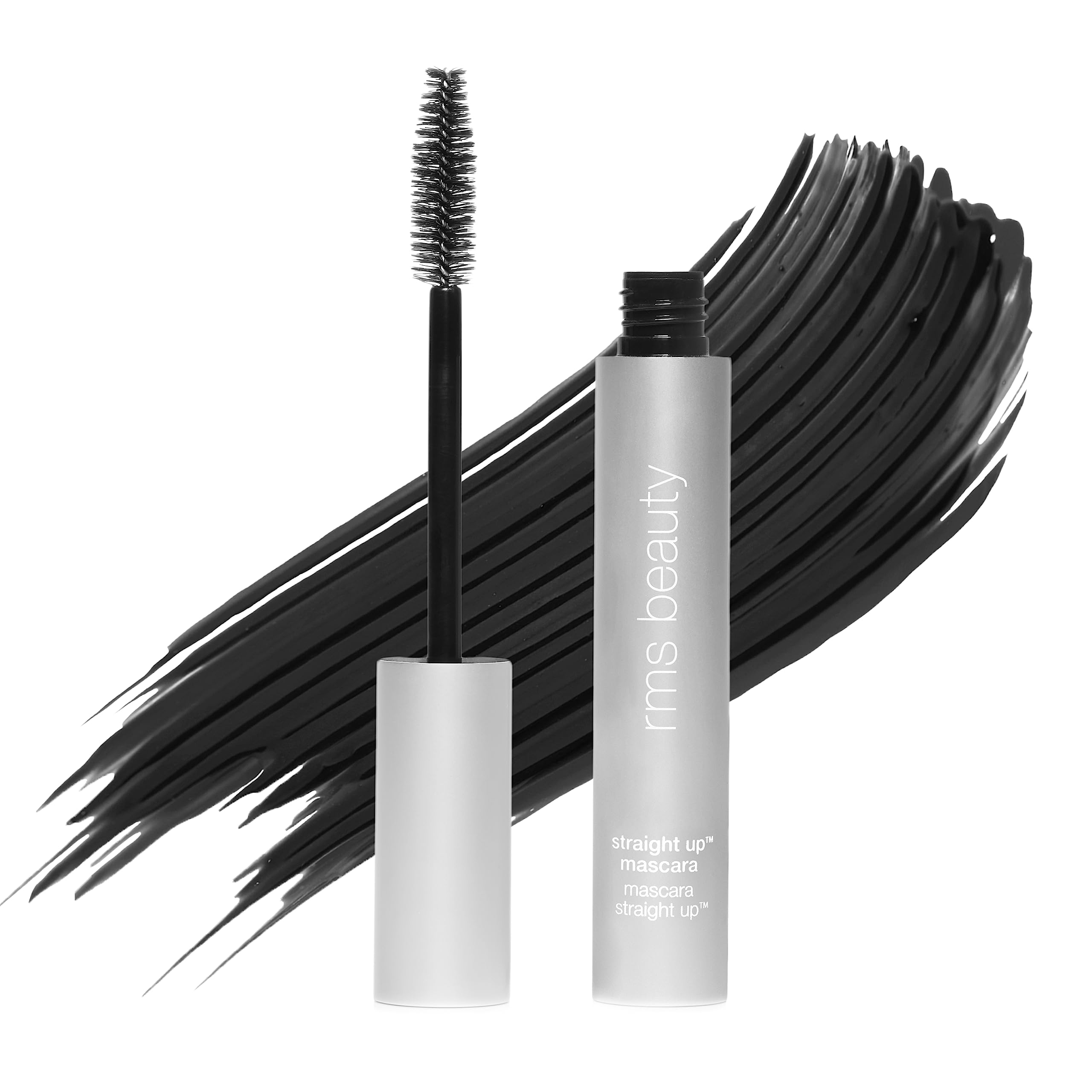 Applicateur du mascara RMS Beauty Straight Up pour une application précise et volumisante.