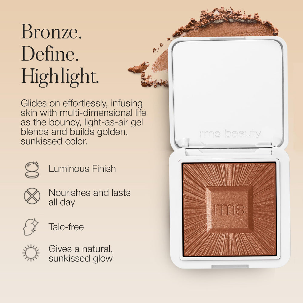 RMS Beauty Redimension Hydra-Bronzer acabado 3D para contorno suave