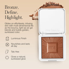 RMS Beauty Redimension Hydra-Bronzer acabado 3D para contorno suave