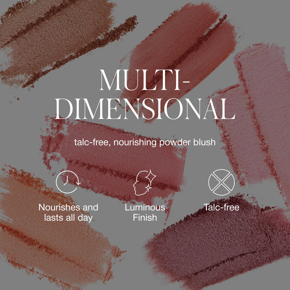 RMS Beauty Redimension Hydra Powder Blush compacto y portátil para retoques