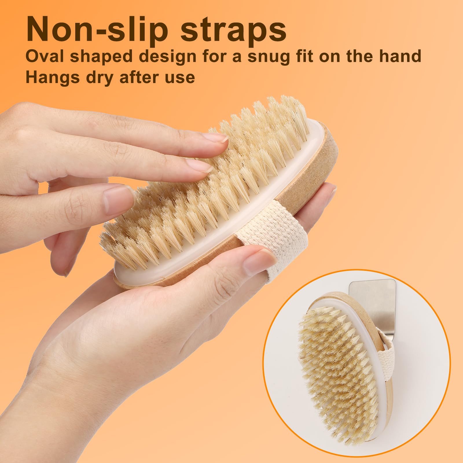 Rnodoilkfly cepillo para spa en casa, piel más suave y uniforme.