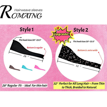 Roaming manga multiuso para locs: funciona como diadema o tubo.