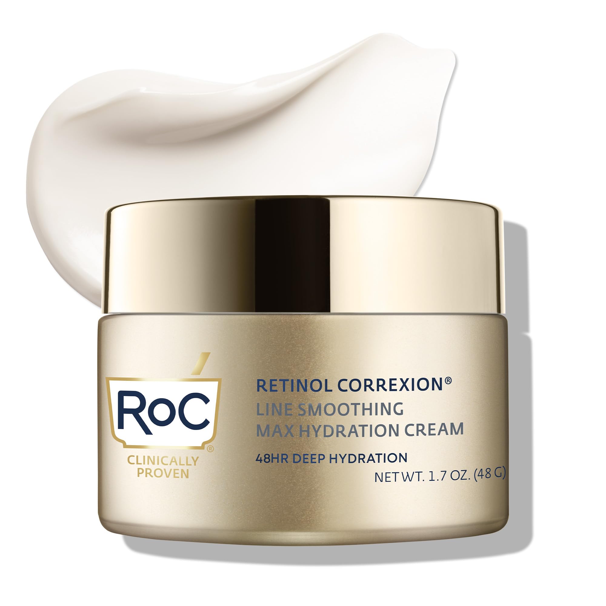 RoC Retinol Correxion Max — crème hydratante 48h pour peau douce et lisse