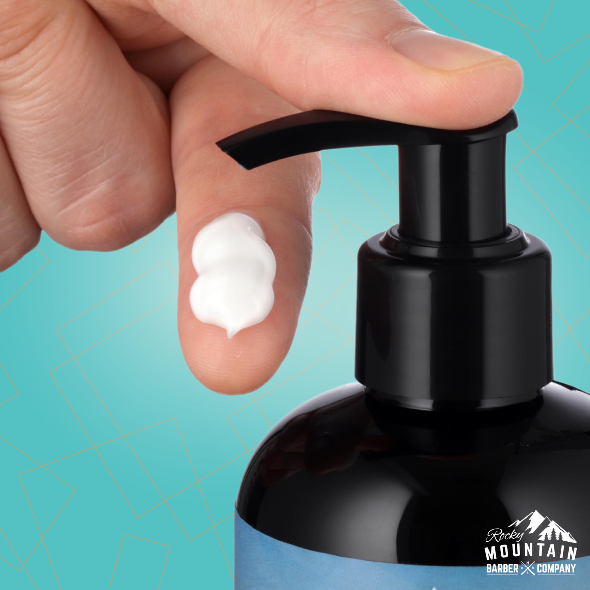 Rocky Mountain Barber Company crema con argán y jojoba para hidratación suave del cabello