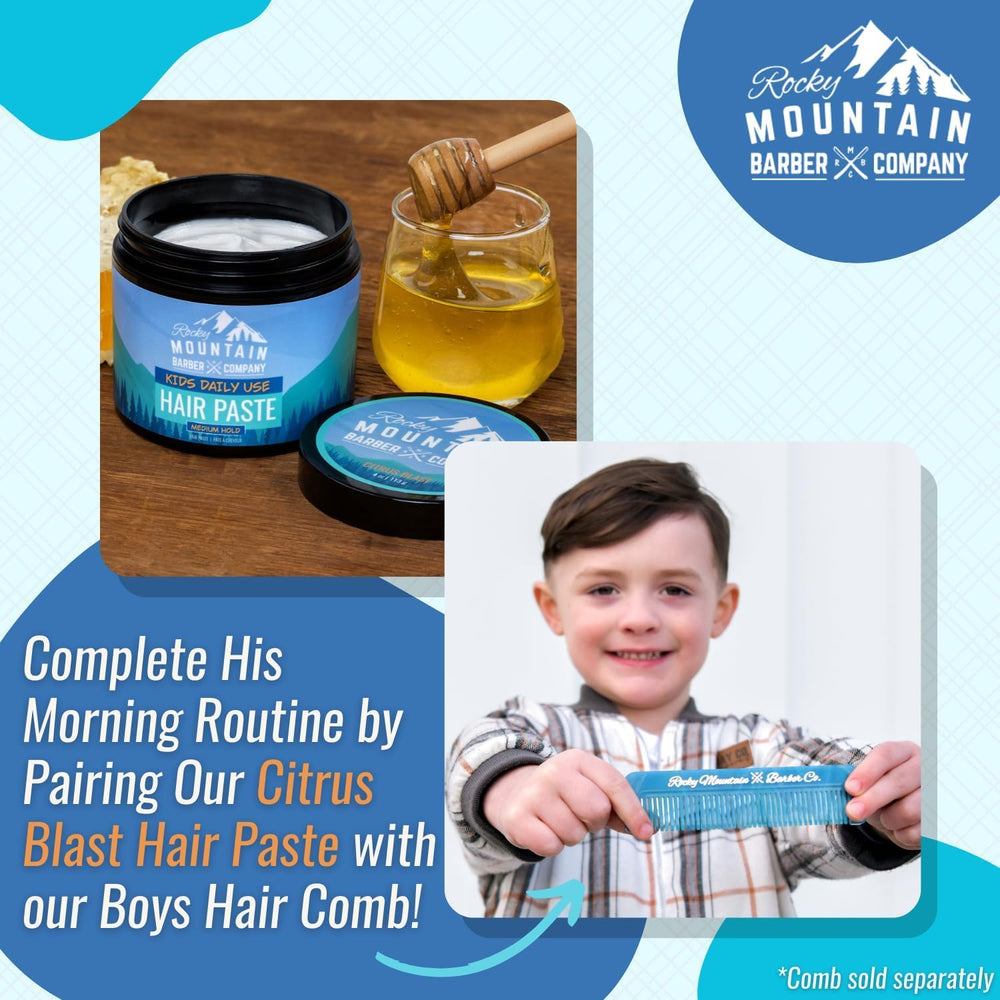 Rocky Mountain Barber Company pasta para peinar facilita el lavado gracias a agua.