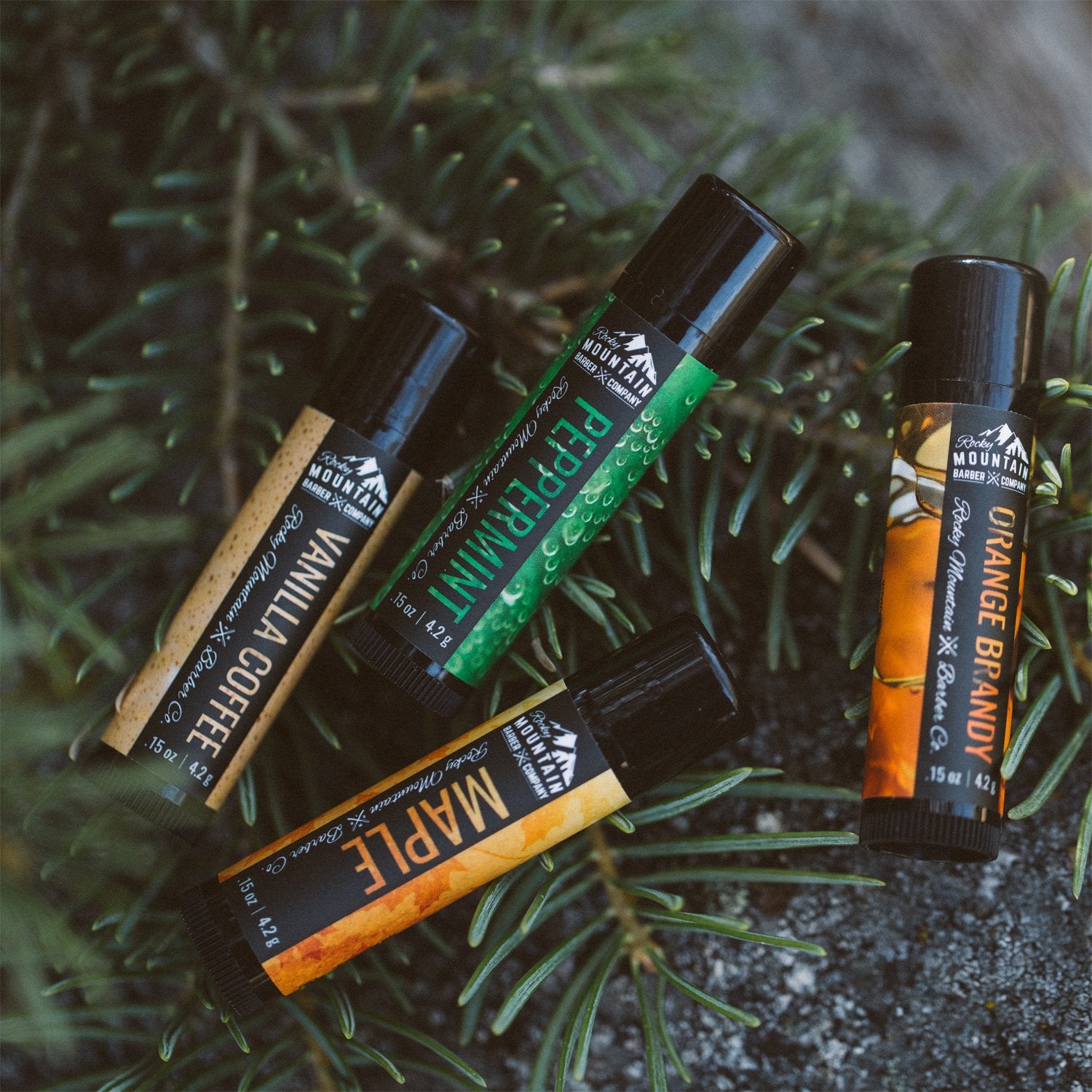 Rocky Mountain Barber Company tamaño de viaje, práctico para bolsos.