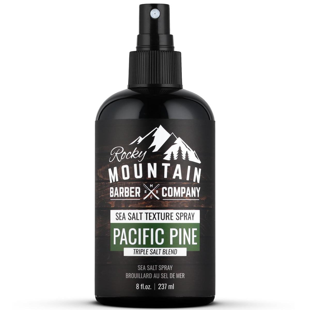 Rocky Mountain Barber Sea Salt Spray, botella con volumen para cabello, para un aspecto con cuerpo