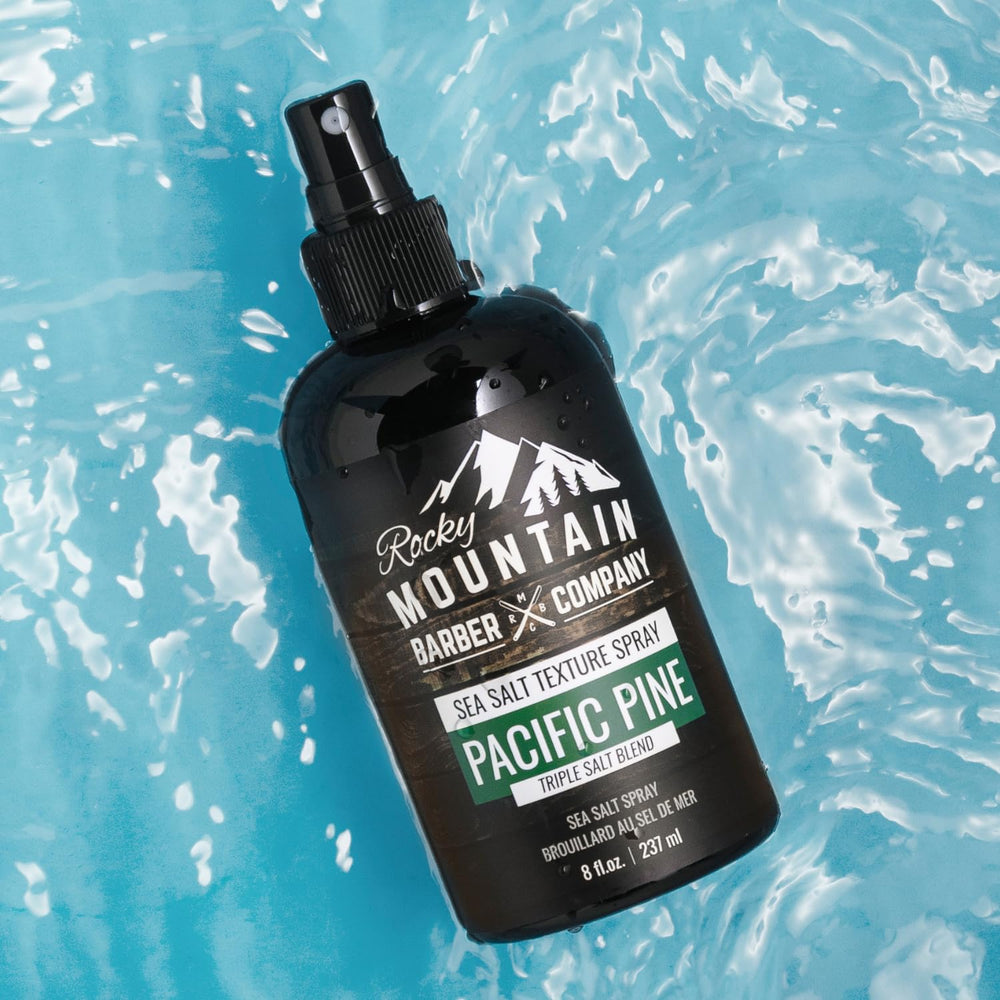 Rocky Mountain Barber Sea Salt Spray, ideal para uso diario y estilos de playa