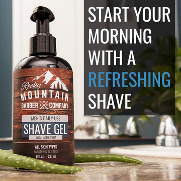 Ideal para mantener líneas de barba limpias con el gel de Rocky Mountain Barber Company
