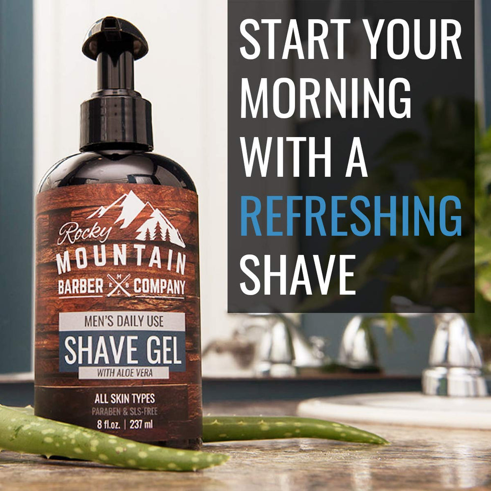 Ideal para mantener líneas de barba limpias con el gel de Rocky Mountain Barber Company