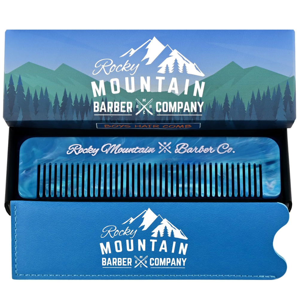 Rocky Mountain Barber Company peine infantil con dientes suaves para peinar sin tirones
