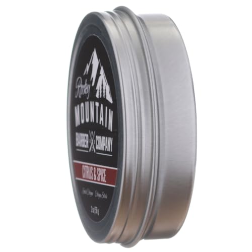Rocky Mountain Barber Company Colonia sólida mezcla cítrico y especias, ideal para día y noche.