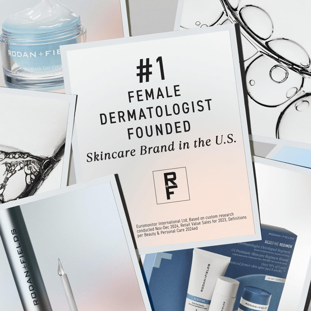 RODAN + FIELDS UNBLEMISH: accent sur l'acide salicylique et le soufre pour les imperfections.