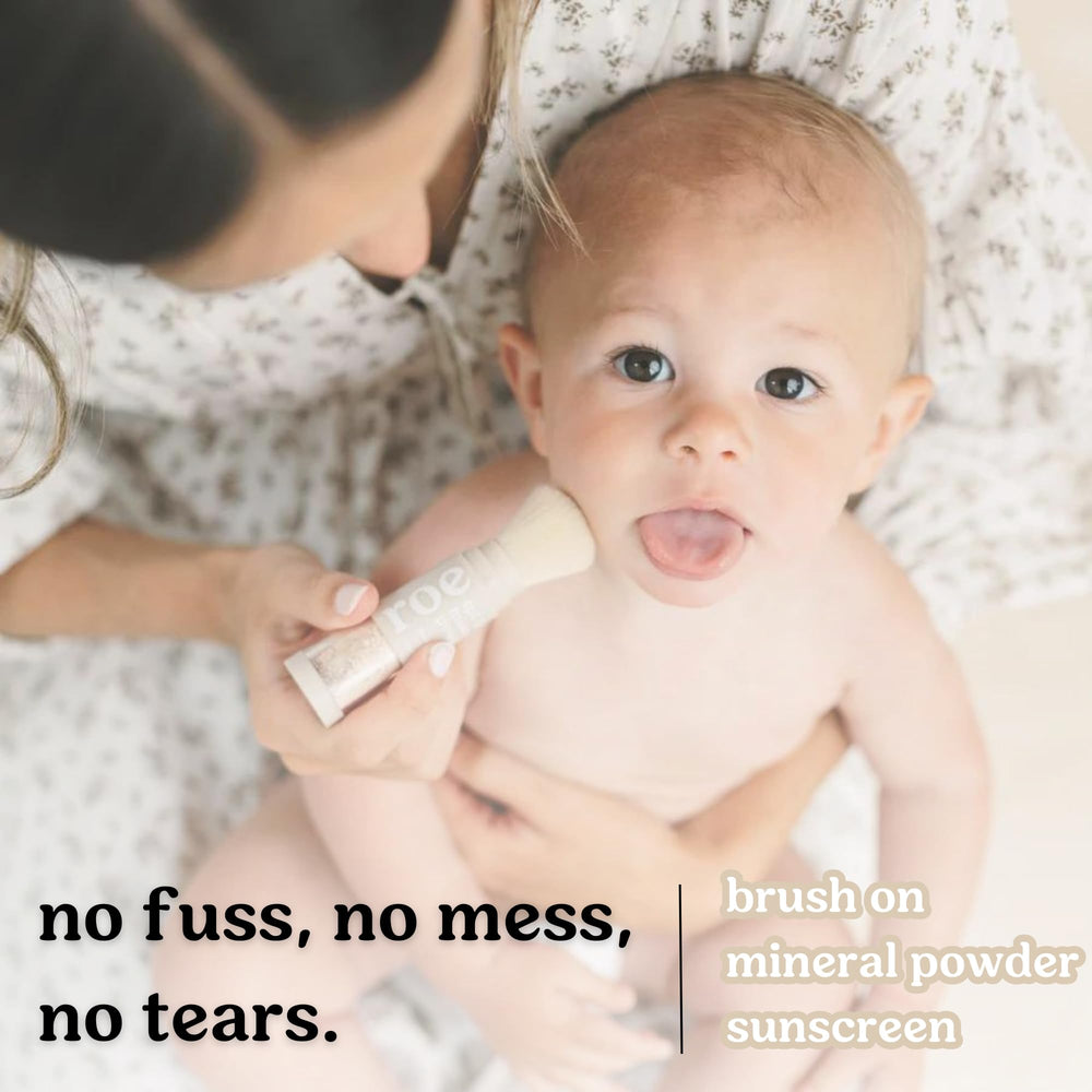 Roe Wellness SPF50: polvo mineral que ofrece protección UV para niños y bebés.