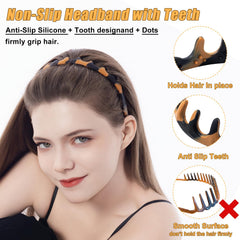 ROISDIYI diadema ergonómica de silicona para todo tipo de pelo
