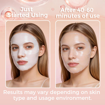 Rokelos Niacinamide sheet mask supports even tone and skin vitality