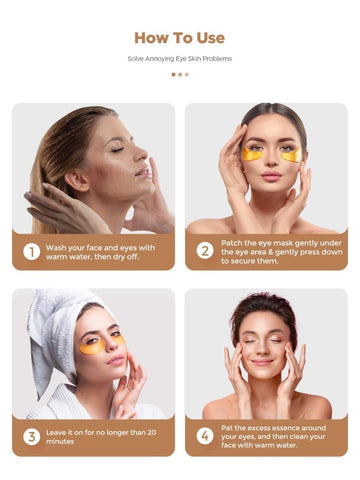 Rokelos parches ojeras textura gel: sensación refrescante y absorción rápida.