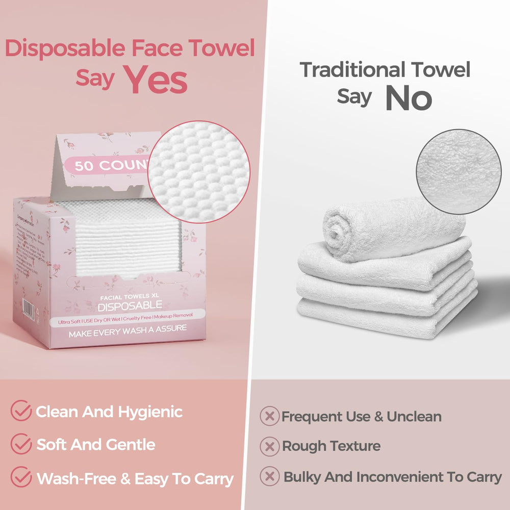 Rokelos: toallas para secar rostro sin pelusa y sin irritación.