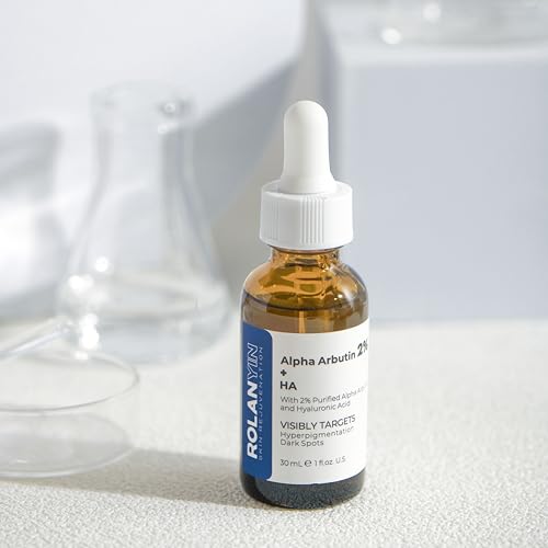 ROLANYIN Alpha Arbutin 2% + HA, hidratación duradera para uso diario.
