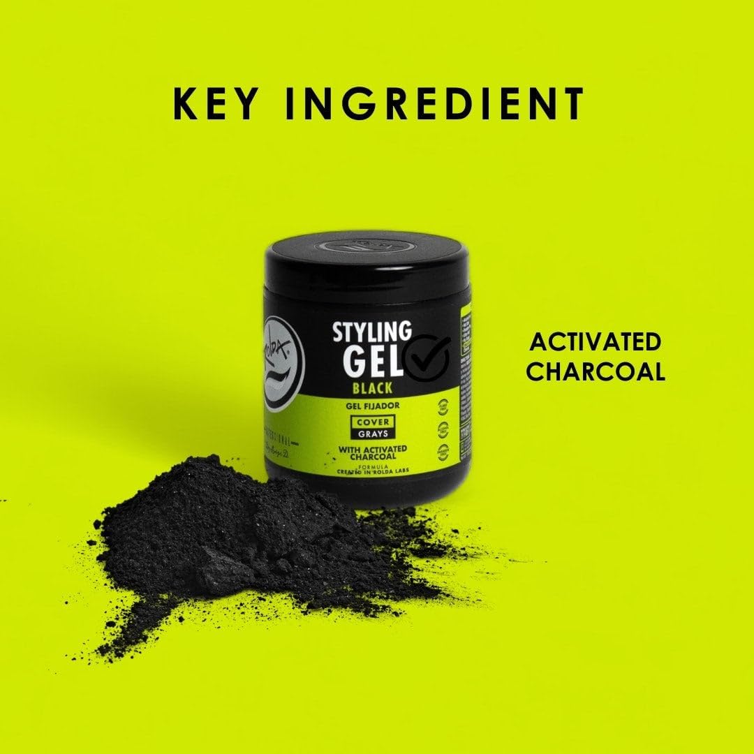 Rolda gray hair coverage using activated charcoal tint.