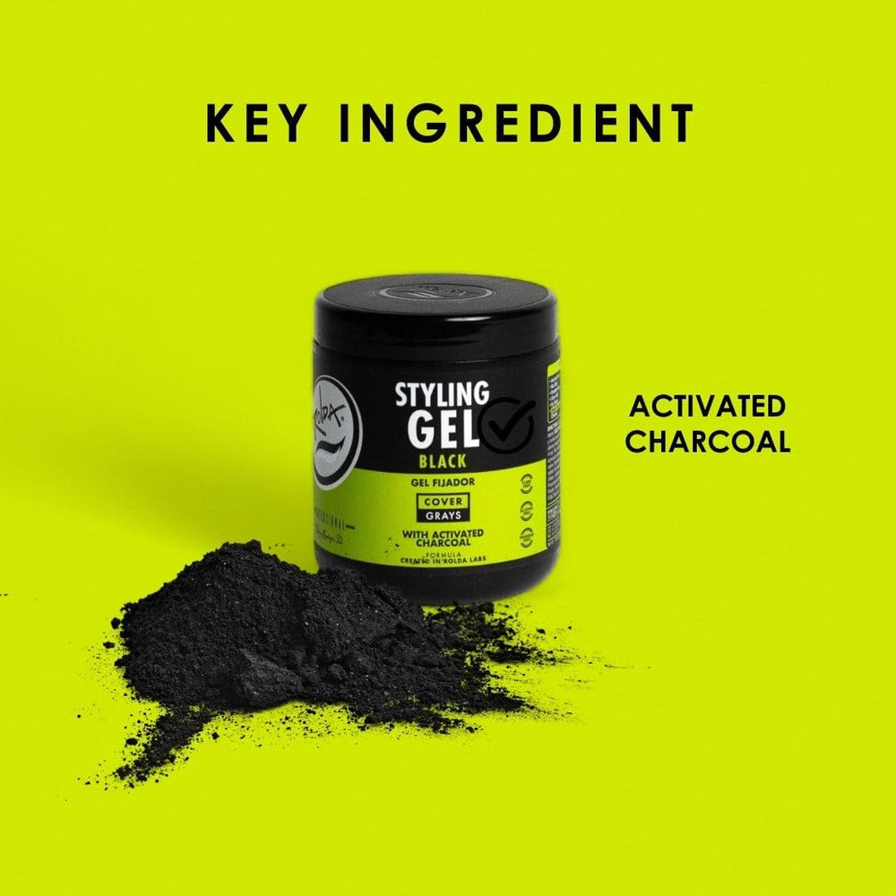 Rolda gray hair coverage using activated charcoal tint.