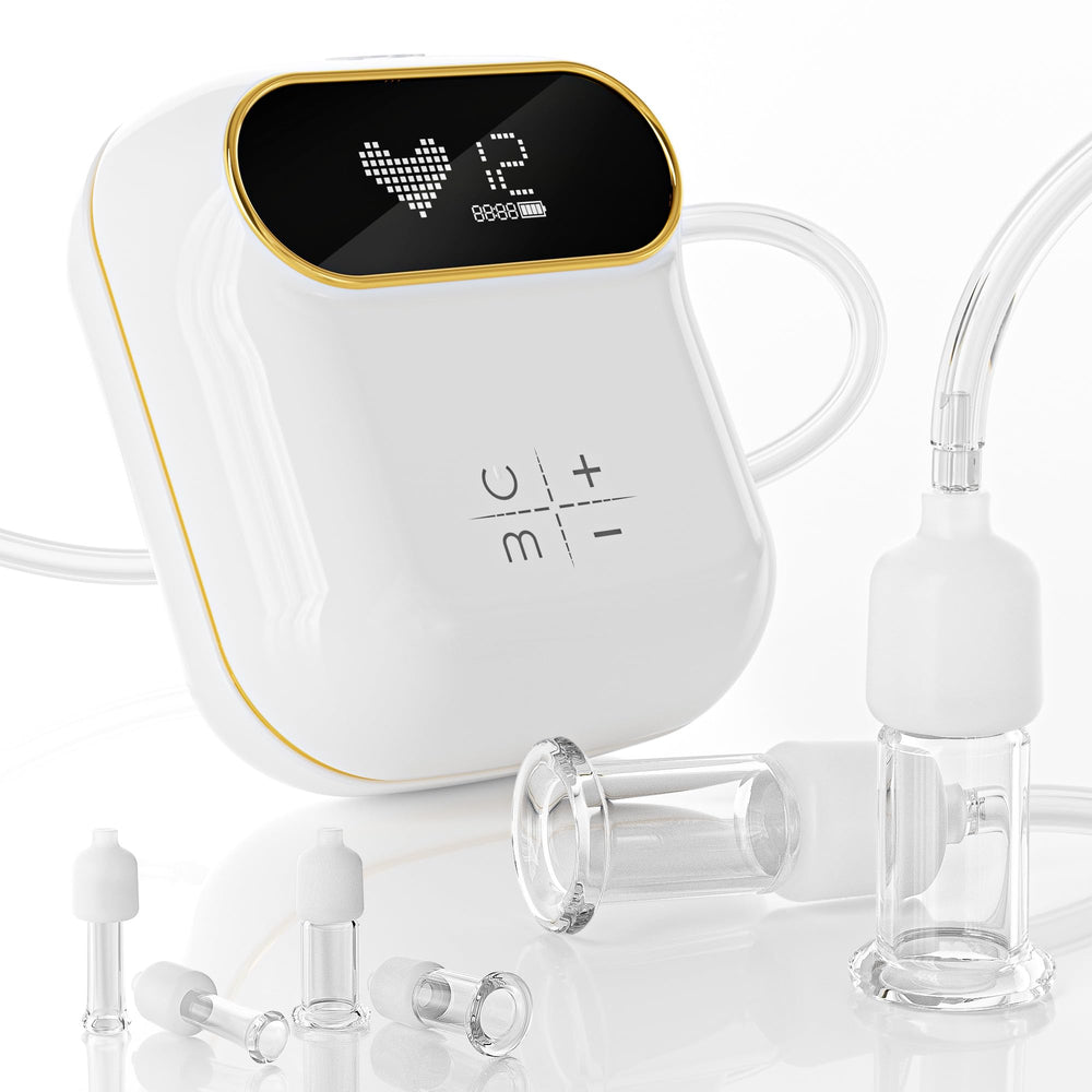 Conjunto Rolevin de cupping eléctrico en vidrio para masaje facial suave.