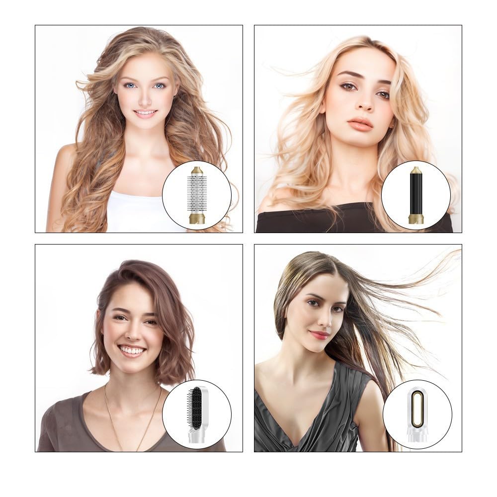 Roll With Us Depot secador-cepillo 5 en 1, modo secado rápido para cabello grueso.