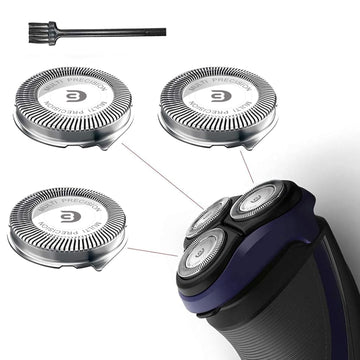 RF RollingFit SH30 cabezas de repuesto compatibles con Philips Norelco para afeitado suave.