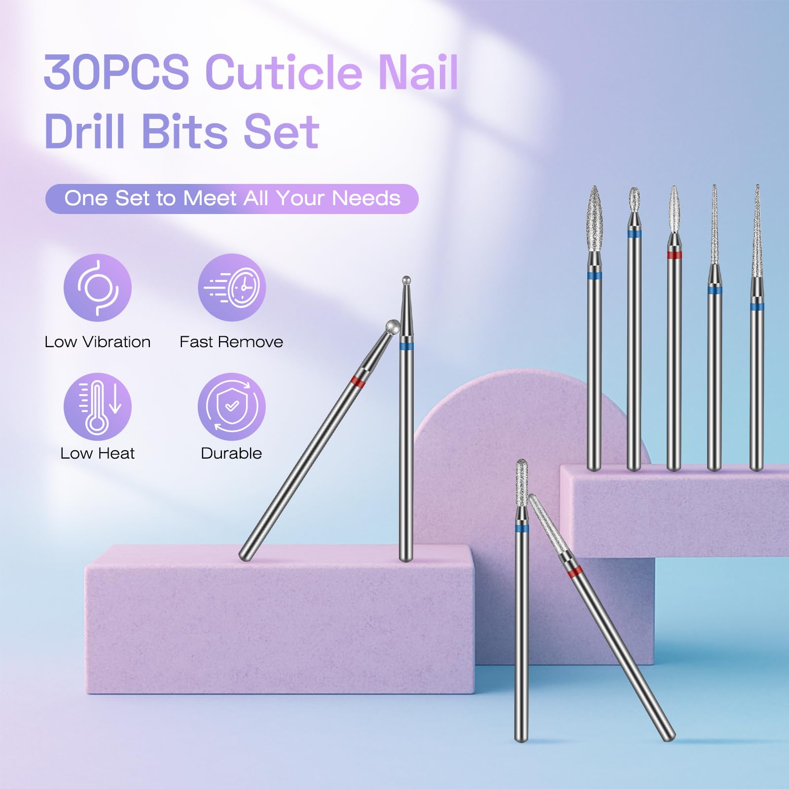 Caja deslizante para ordenar todas las brocas Rolokit en casa.
