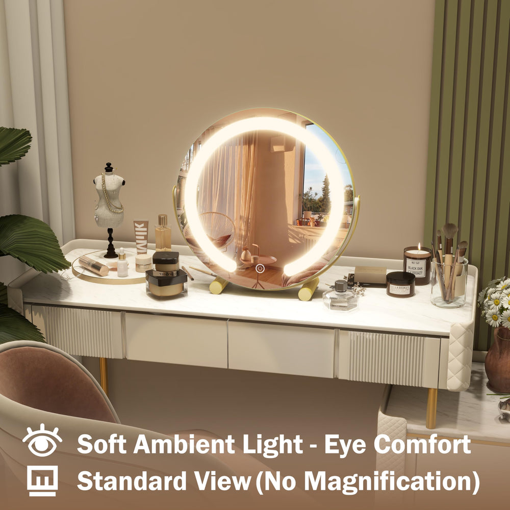 ROLOVE iluminación ajustable de tres colores para diferentes looks