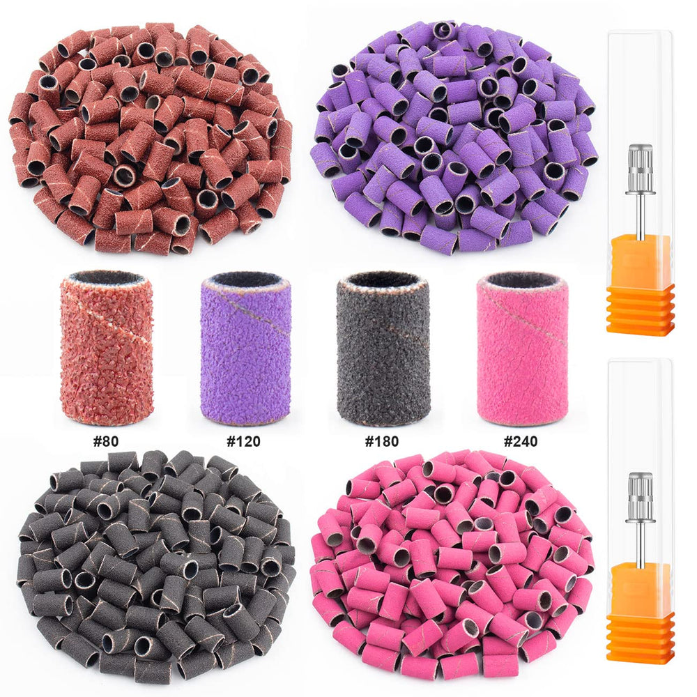 Rolybag bandas lijado para uñas con mandril, ideal para perfilar y pulir