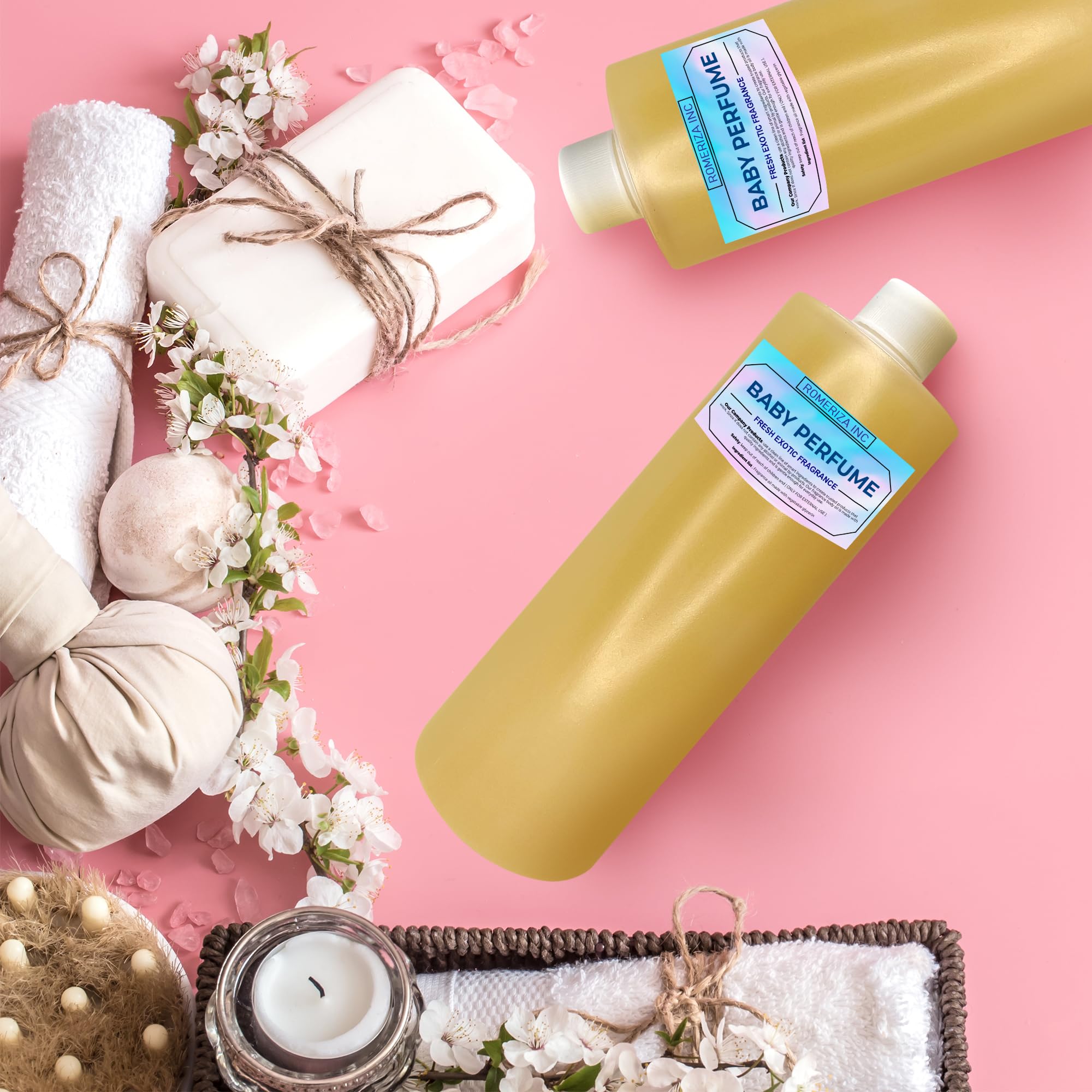 ROMERIZA INC. aceite corporal perfumado ligero ideal tras la ducha
